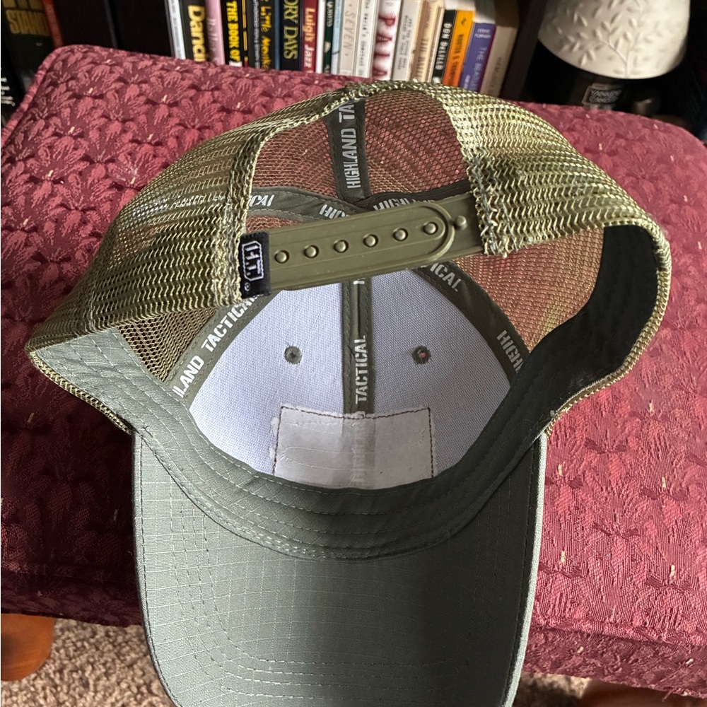 Green and Brown Trucker Hat - Picture 3 of 5